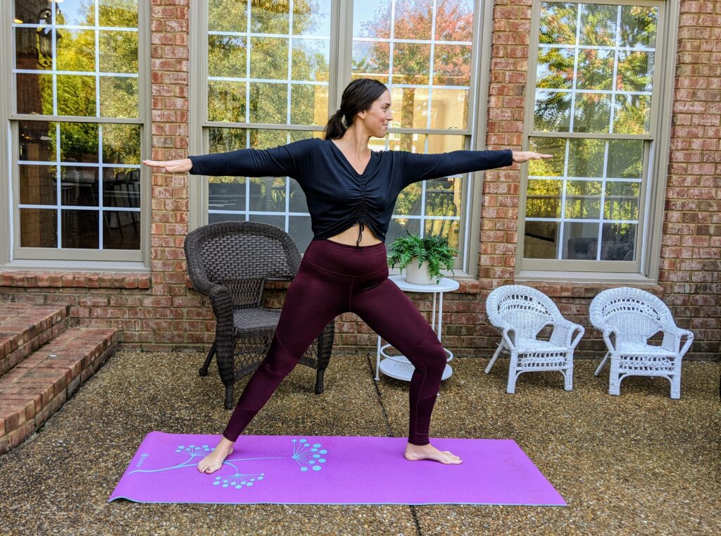 Woman doing yoga