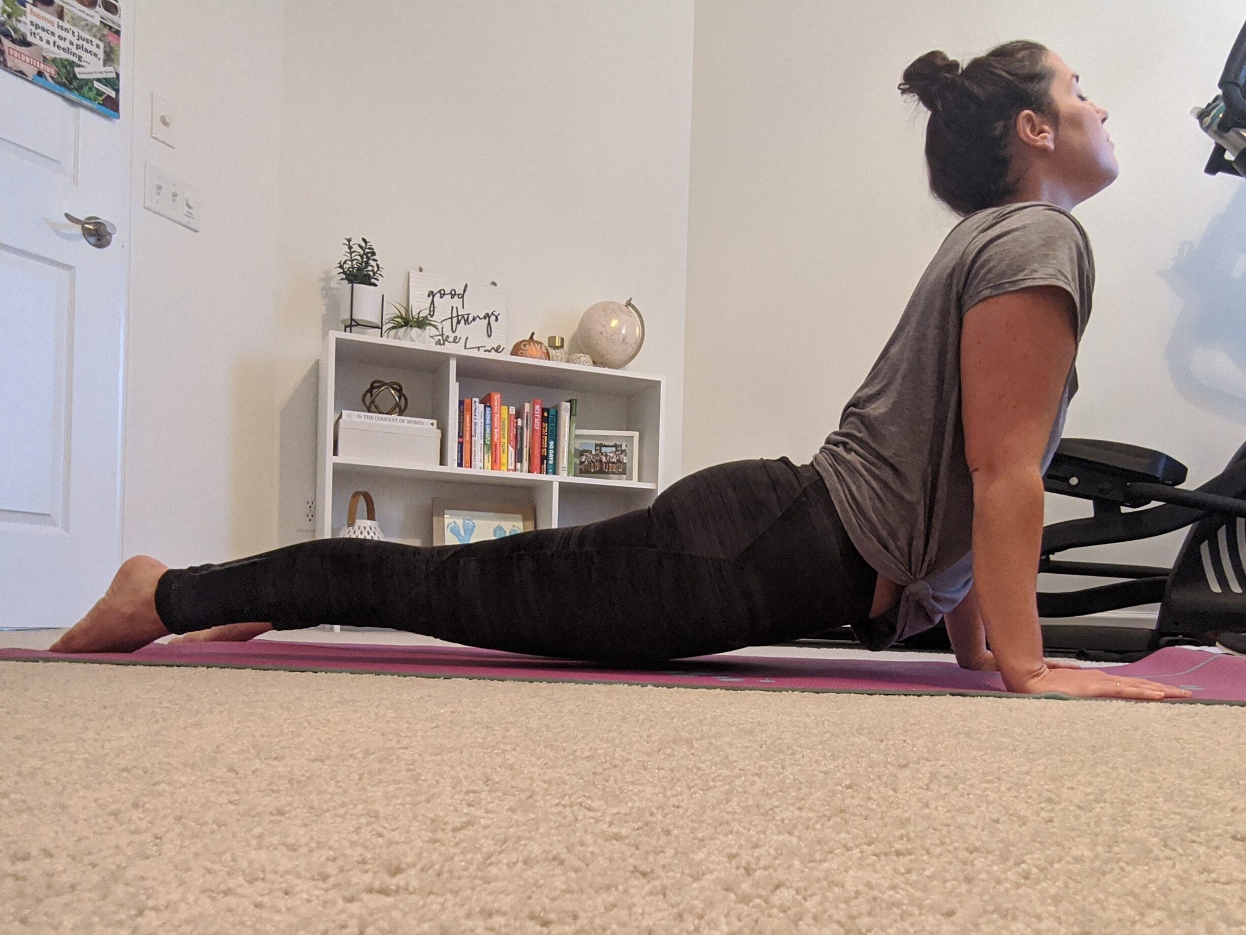 Woman doing yoga 