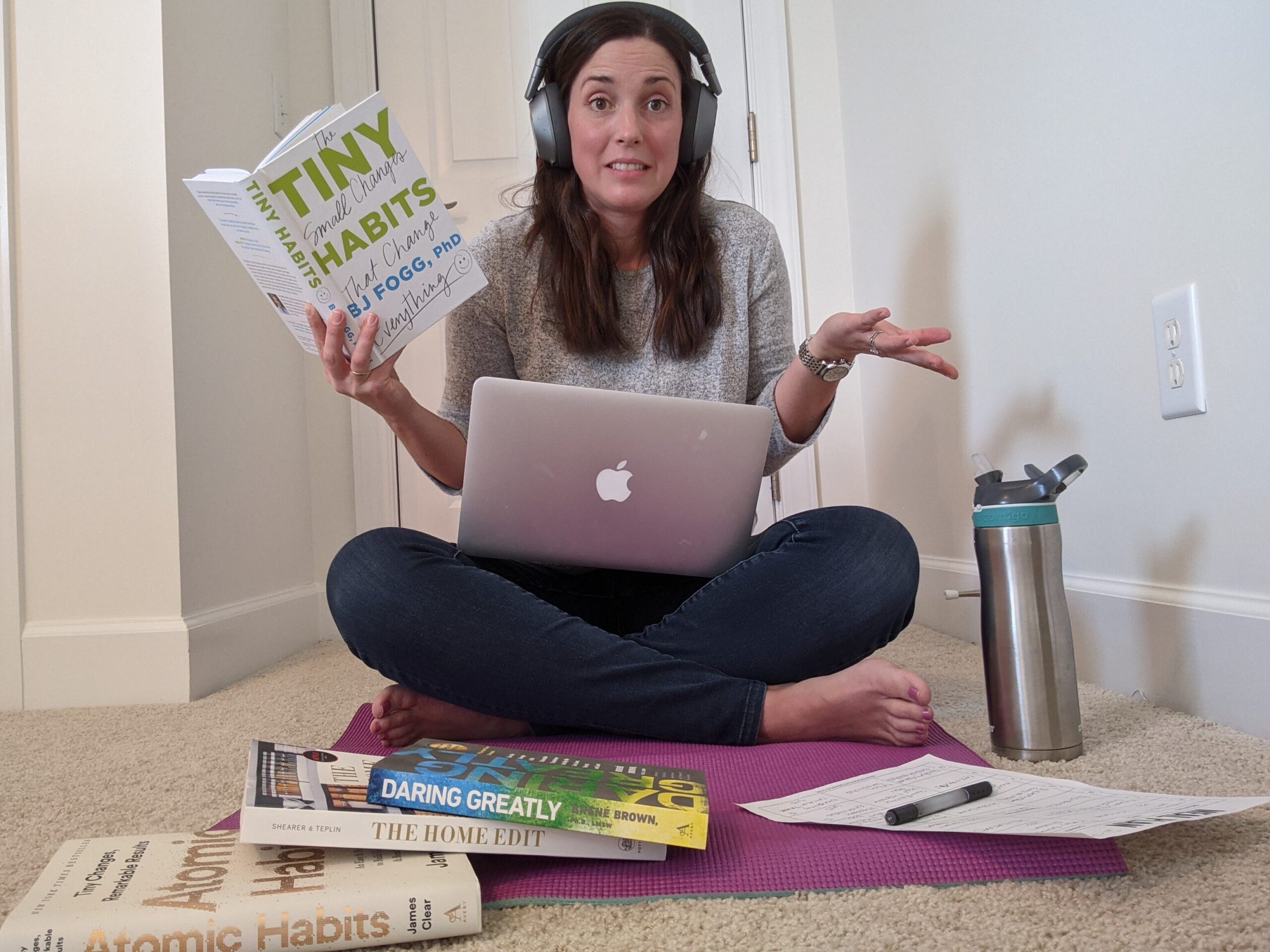 Woman confused on where to start her personal growth journey